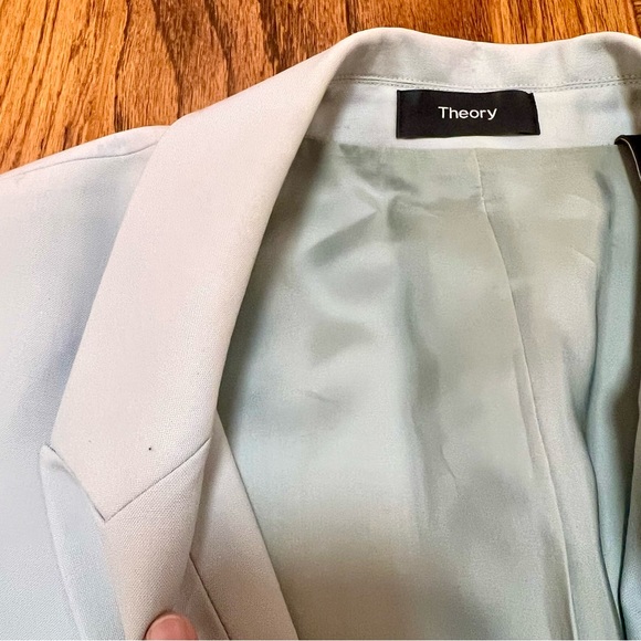 Theory Pistachio Etiennette Single Breast Blazer - Picture 6 of 8
